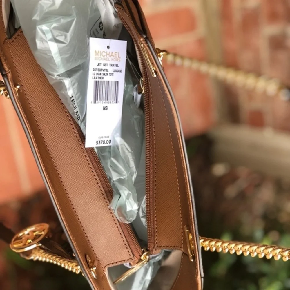 Michael kors jet set chain shoulder bag luggage